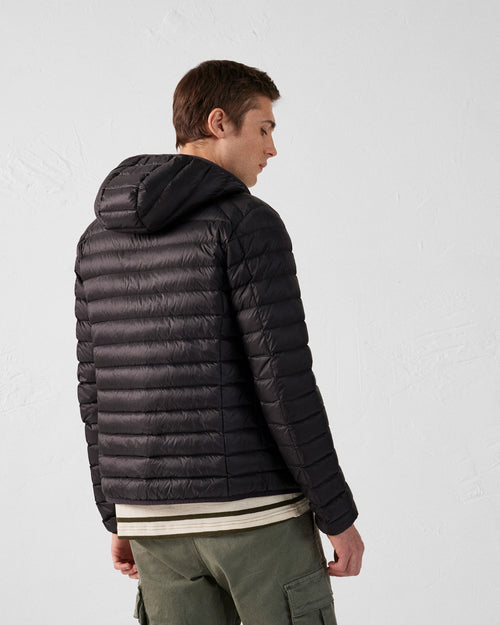 Down jacket light hooded Black Nico - JOTT - 4