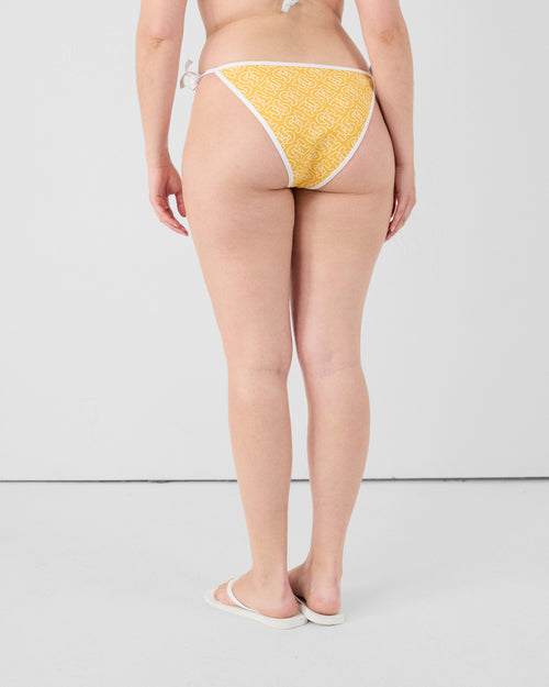 Brazilian swimwear Bottoms Mono sunflower Maddie monogram bottom - JOTT - 4