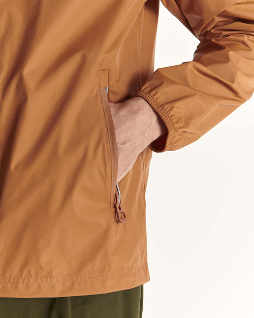Caramel Manila Packable Hooded Raincoat - JOTT - 2