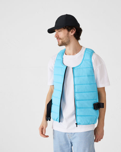 Bleu horizon Mitch logo swim jacket - JOTT - 3