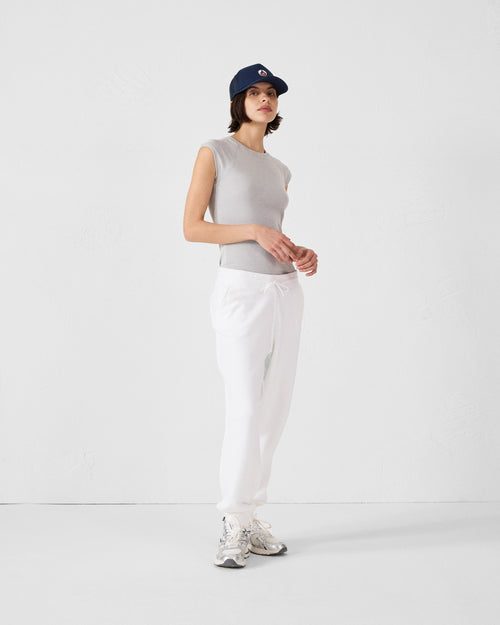 White Iris cotton sports pants - JOTT - 3