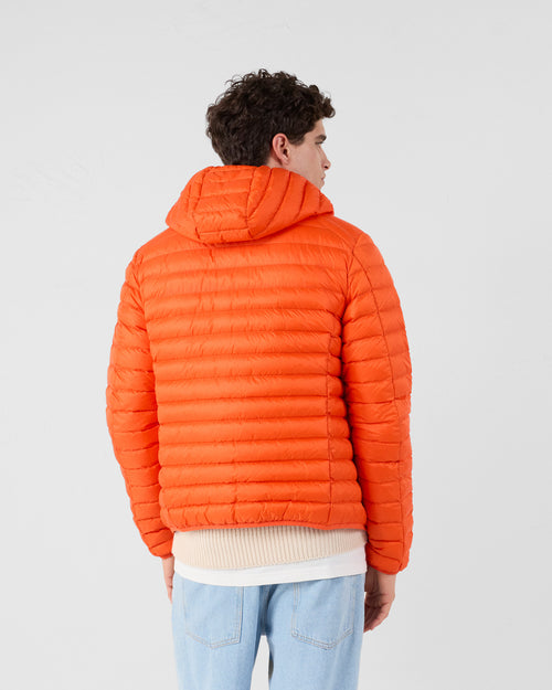 Down jacket light hooded Nico Fire Red - JOTT - 4