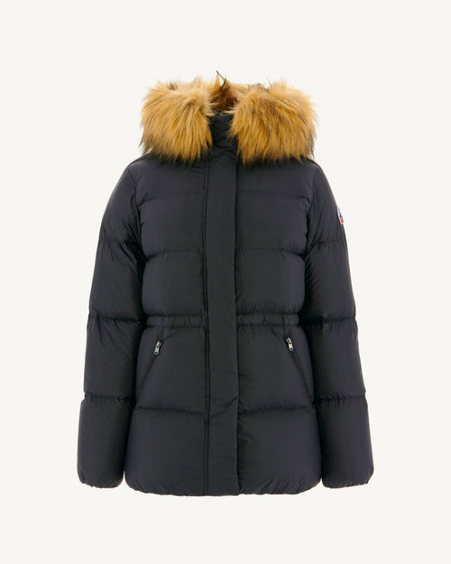 Down jacket with hood Grand Froid Noir Luxe 2.0 - JOTT - 2