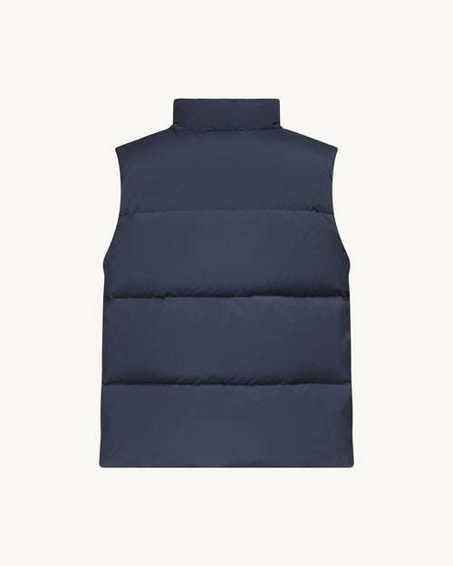 Mixed sleeveless spirit Down jacket 