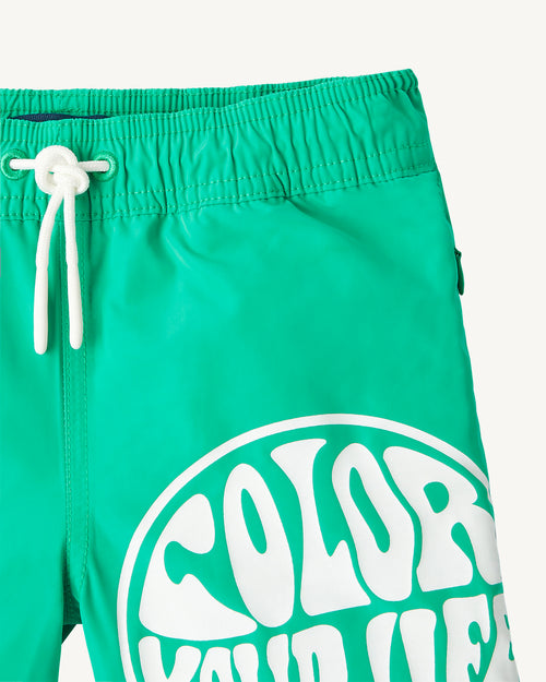 Swimsuit Green/Funday white Kid Cassis - JOTT - 2
