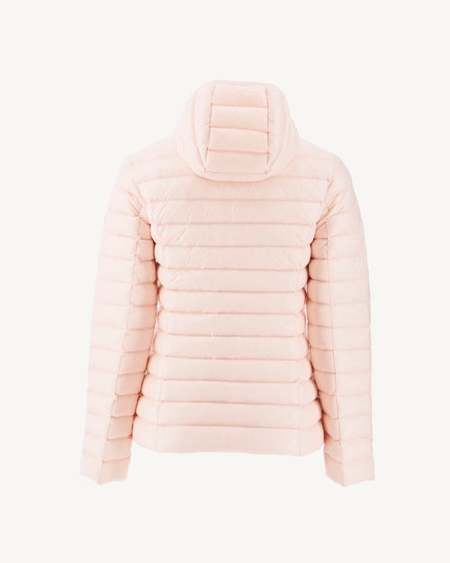 Down jacket light hooded Rose pale Cloe - JOTT - 3