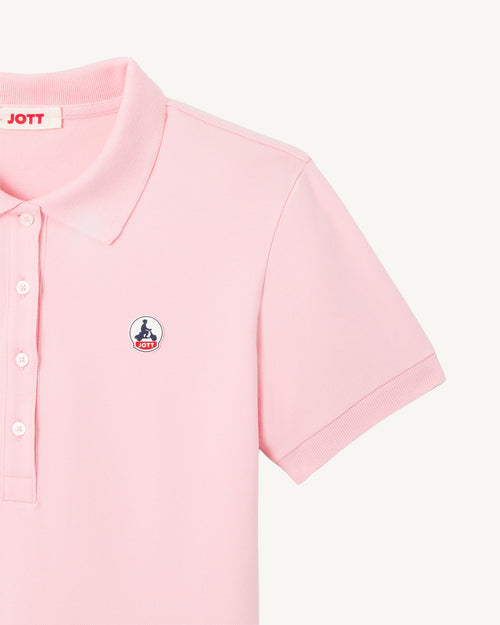 Franca Peach Rosa polo de algodón orgánico - JOTT - 4