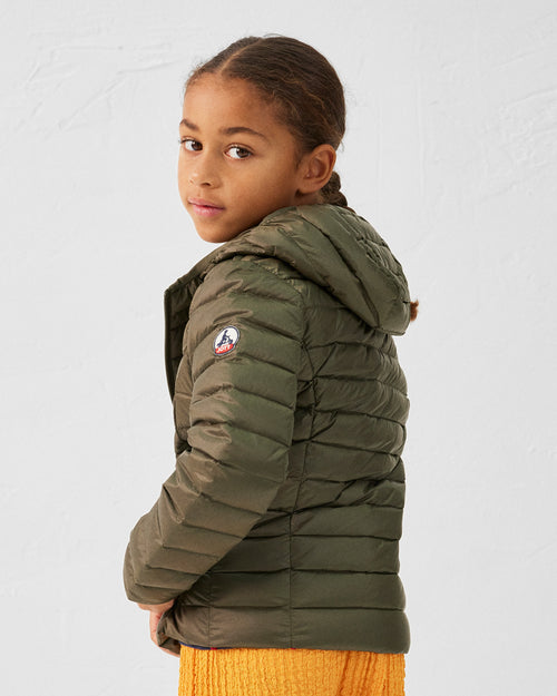 Chaqueta de plumón légère à Capucha enfant Army Carla - JOTT - 4