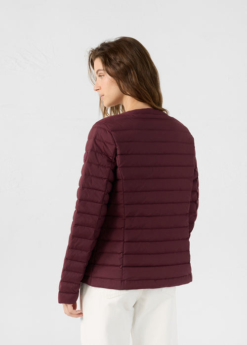 Chaqueta de plumón de tailleur Black cherry Ingrid - JOTT - 4