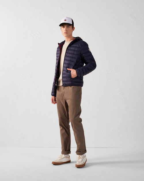 Chaqueta de plumón légère à Capucha Marine Nico - JOTT - 3