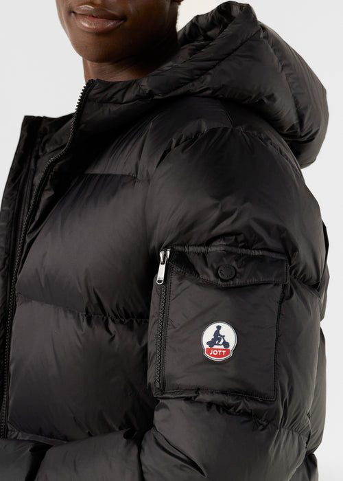 Chaqueta de plumón à Capucha Grand Froid Noir Java - JOTT - 5