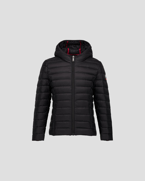 Chaqueta de plumón légère à Capucha enfant Noir Carla - JOTT - 2