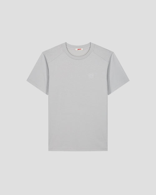 Camiseta cuello redondo de algodón gris Espar Ice - JOTT - 2