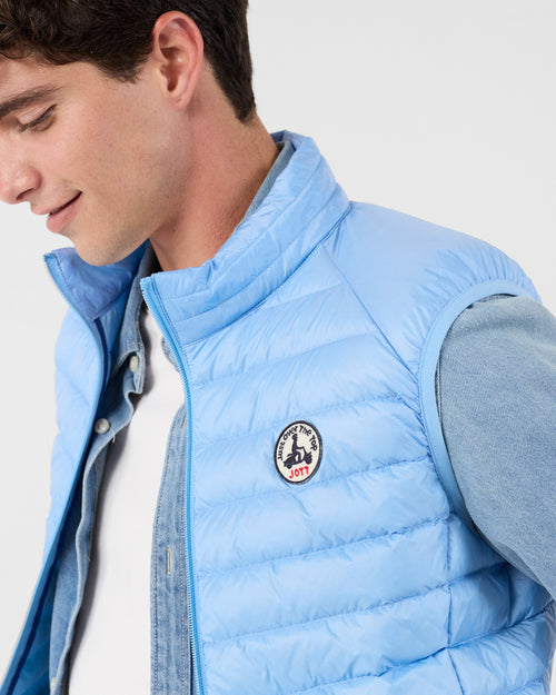 Chaqueta de plumón sans manches Bleu cristal Tom - JOTT - 5