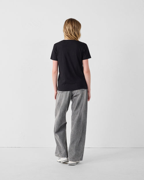 Sofy Camiseta cuello pico negra - JOTT - 4