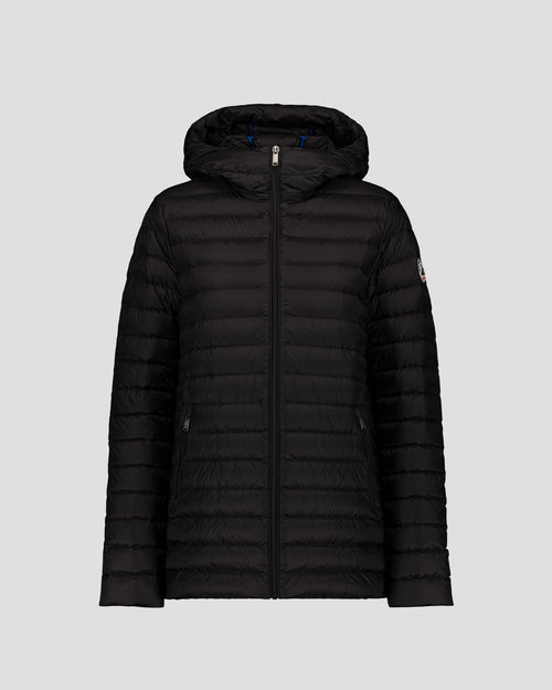 Chaqueta de plumón mi-longue Noir Claudie - JOTT - 2
