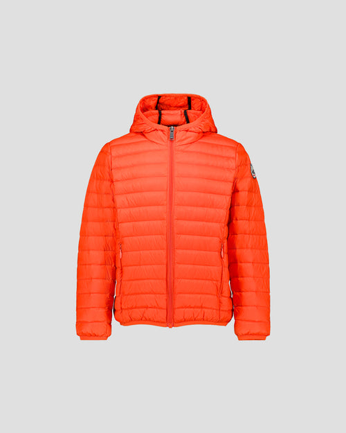 Chaqueta de plumón Ligera Infantil con Capucha Hugo Rojo Fuego - JOTT - 2