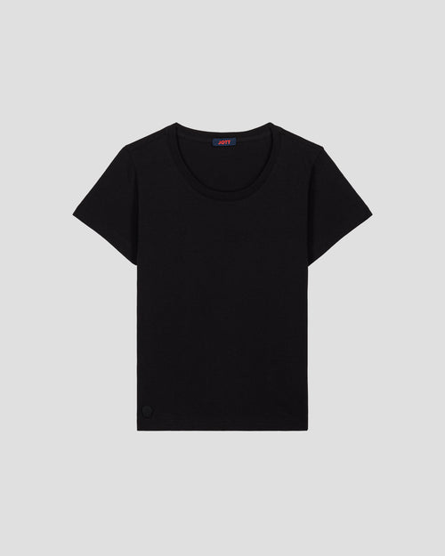 Camiseta cuello redondo Lucia Negra - JOTT - 2
