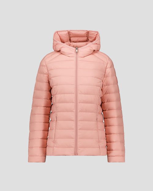 Chaqueta de plumón  Capucha ligera Salma rosa arena - JOTT - 2