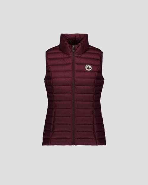 Chaqueta de plumón ligera sin mangas Black Cherry Seda - JOTT - 2