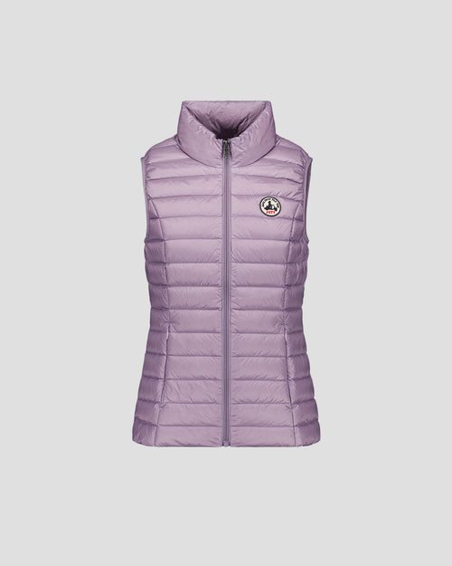 Chaqueta de plumón sin mangas Chaqueta de plumón Encens violet Seda - JOTT - 2