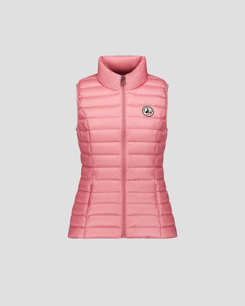 Chaqueta de plumón sin mangas Pink antique Seda - JOTT - 2