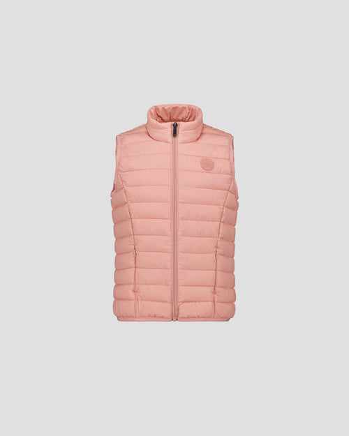 Chaqueta de plumón sin mangas elástica Sable rosa Soan - JOTT - 2