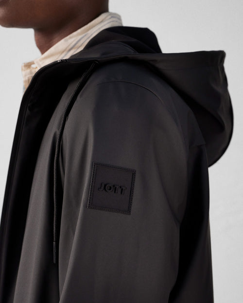 Chester Parka negra ligera de longitud media - JOTT - 5