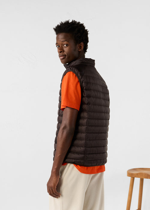 Chaqueta de plumón sans manches Café noir Tom - JOTT - 4