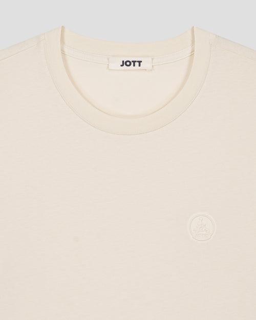 Camiseta de cuello redondo para hombre de algodón natural Pedro - JOTT - 2