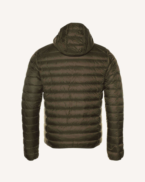 Chaqueta de plumón Ligera con Capucha Caqui Nico - JOTT - 2