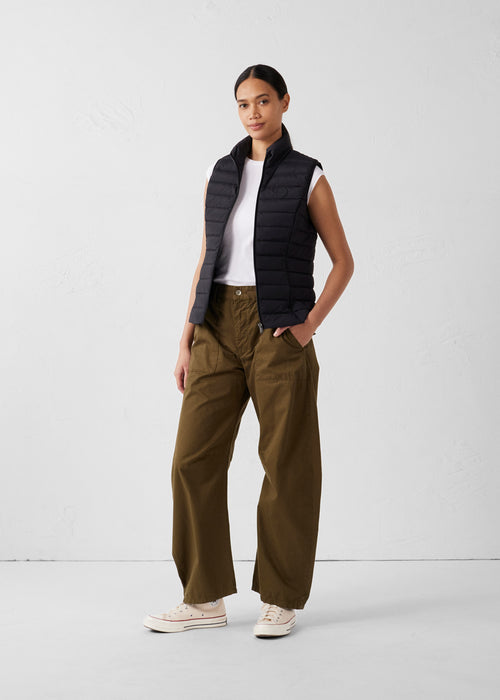 Chaqueta de plumón stretch sin mangas Black Grenada - JOTT - 3