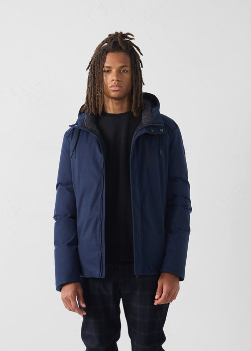 Parka de lana Ontario azul marino - JOTT - 3