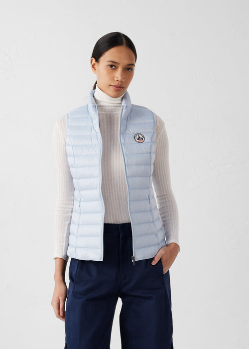 Chaqueta de plumón sin mangas Chaqueta de plumón Cendre marine Seda - JOTT - 3