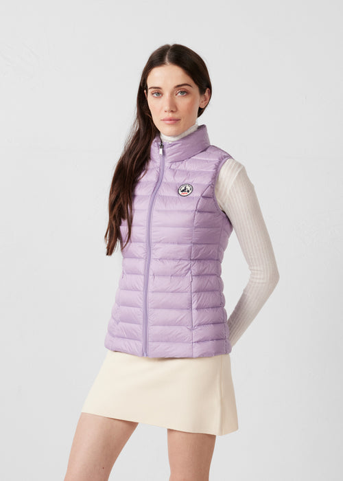 Chaqueta de plumón sin mangas Chaqueta de plumón Encens violet Seda - JOTT - 3