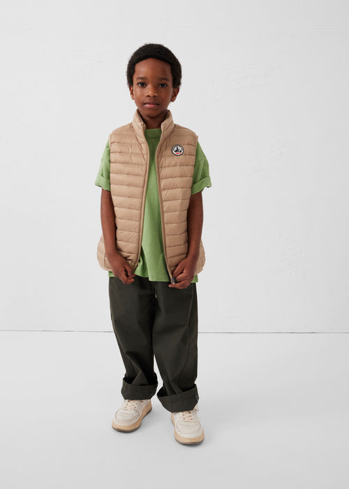 Chaqueta de plumón mangas para niño Beige Zoe - JOTT - 3