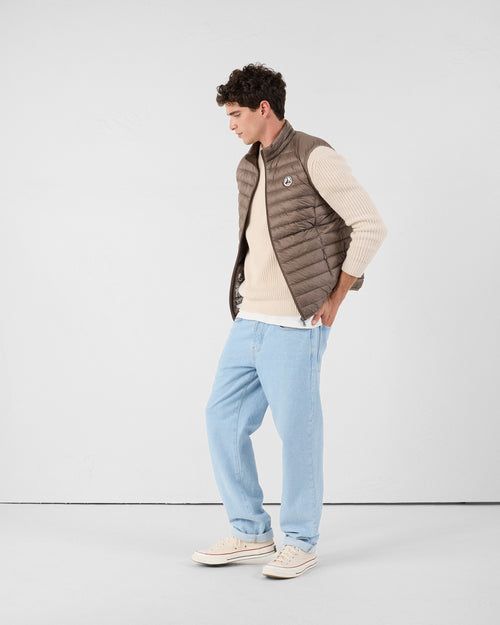 Chaqueta de plumón sin mangas Taupe Tom - JOTT - 3