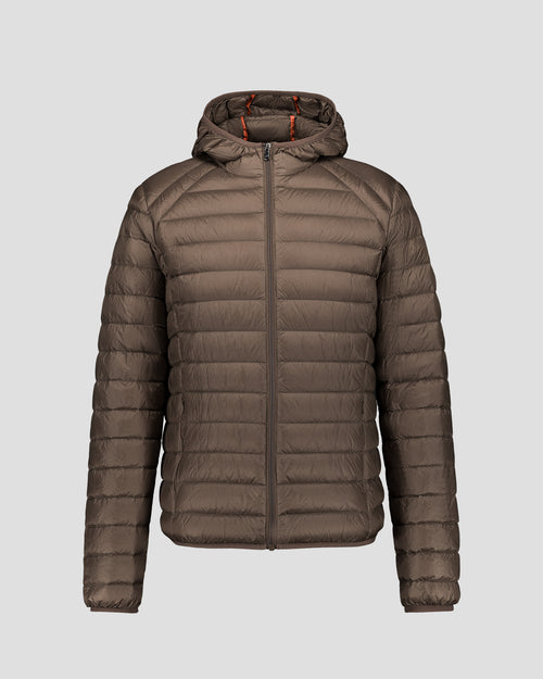 Chaqueta de plumón ligero Chaqueta de plumón con Capucha Taupe Nico - JOTT - 2