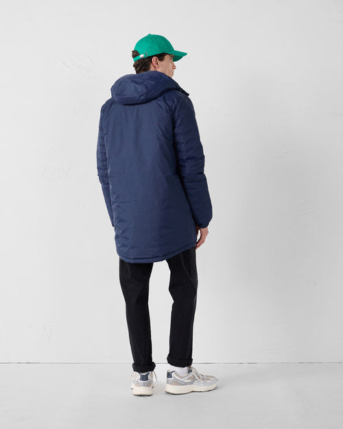 Chaqueta de plumón larga reversible Marine/Bluestone Assen - JOTT - 4