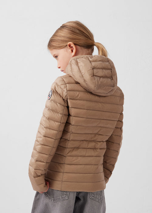 Chaqueta de plumón ligera Chaqueta de plumón con Capucha para niños Beige Carla - JOTT - 4