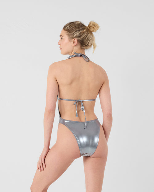 Traje de baño de una pieza Silver Ella - JOTT - 4