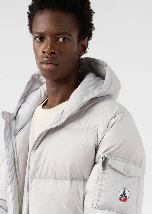 Chaqueta de plumón à Capucha Grand Froid Java Ice Grey - JOTT - 5