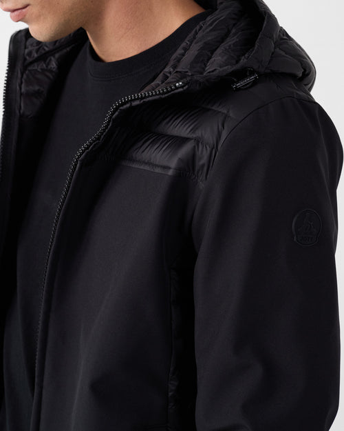 Chaqueta de plumón bi-matière softshell Noir Paco 2.0 - JOTT - 5