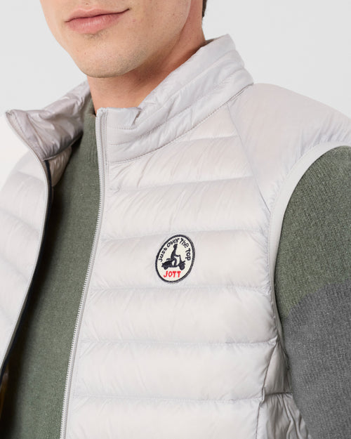 Chaqueta de plumón sans manches Gris glace Tom - JOTT - 5