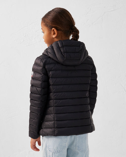 Chaqueta de plumón légère à Capucha enfant Noir Carla - JOTT - 4