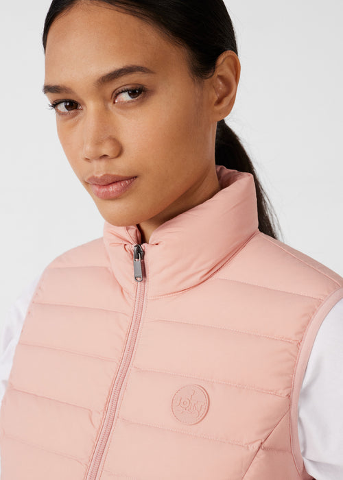 Chaqueta de plumón mangas elástica Sable rosa Granada - JOTT - 5