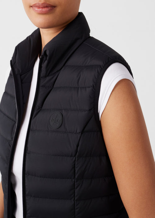 Chaqueta de plumón stretch sin mangas Black Grenada - JOTT - 5