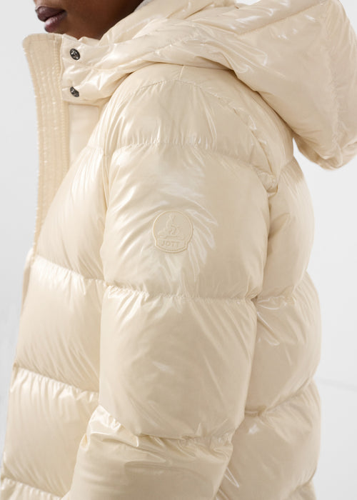 Chaqueta de plumón Larga Lacada Chaqueta de plumón con Capucha Natural Karachi Gran Frio - JOTT - 5