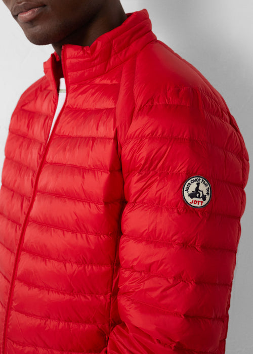 Alfombra Chaqueta de plumón Ligera Rojo Carmín Chaqueta de plumón - JOTT - 5