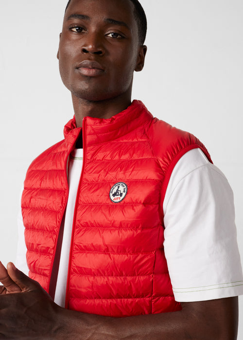 Chaqueta de plumón sin mangas Carmine Rojo Tom - JOTT - 5